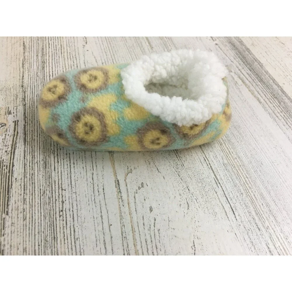 Baby Snoozies Sherpa Slippers Booties Sz 0 to 3 M Boys Girls Lions